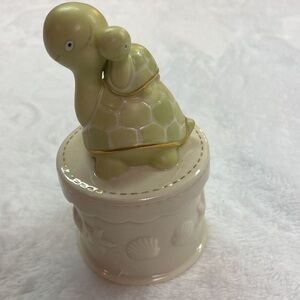 Lenox Turtle Mom & Baby Trinket Box